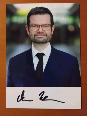 Dr. Marco Buschmann, handsignierte Autogrammkarte, Generalsekretär der FDP,MdB 