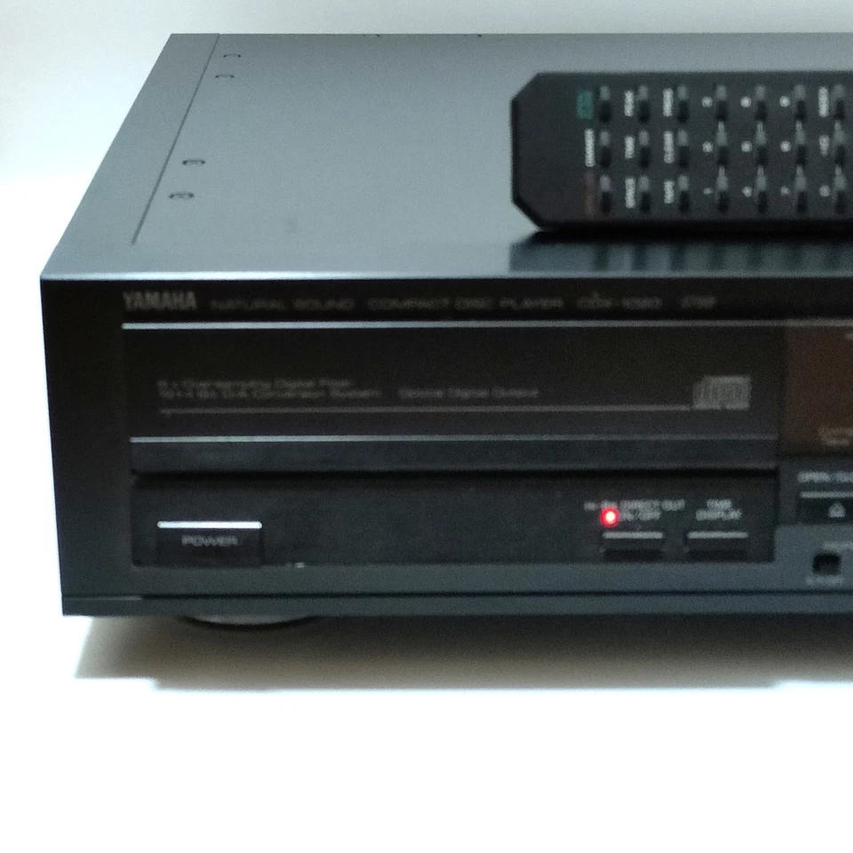 Reproductor de CD YAMAHA CDX-1020 Control Remoto Audio Vintage Totalmente Funcional Foto 3 de 4