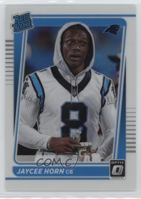 2021 Panini Donruss Optic Rated Rookie Holo Prizm Variation Jaycee Horn 1i0n