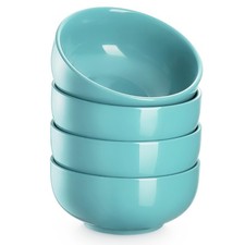 DOWAN 22 OZ Ceramic Soup Bowls  Cereal - 6" Classic 22 OZ, Turquoise