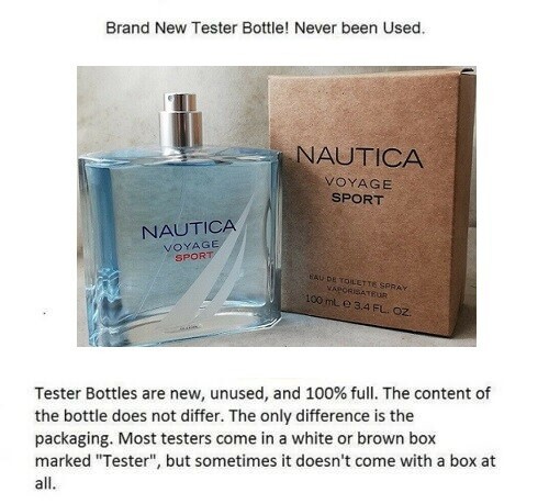Nautica Voyage Sport Men 3.3 3.4 oz 100 ml *Eau De Toilette* Spray Same As Photo