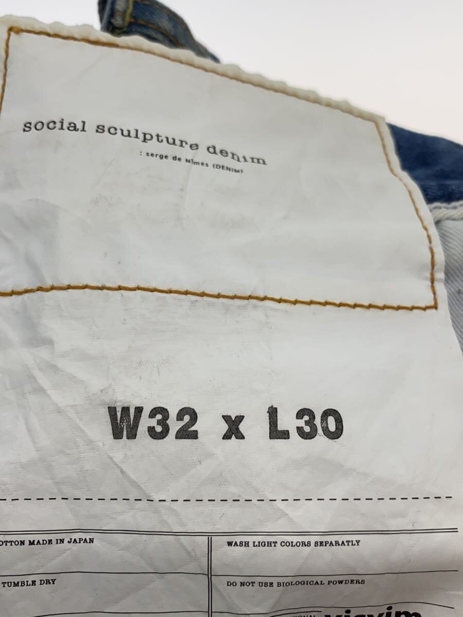 visvim DAMAGED Cutoff processing Jeans Indigo 32 … - image 5