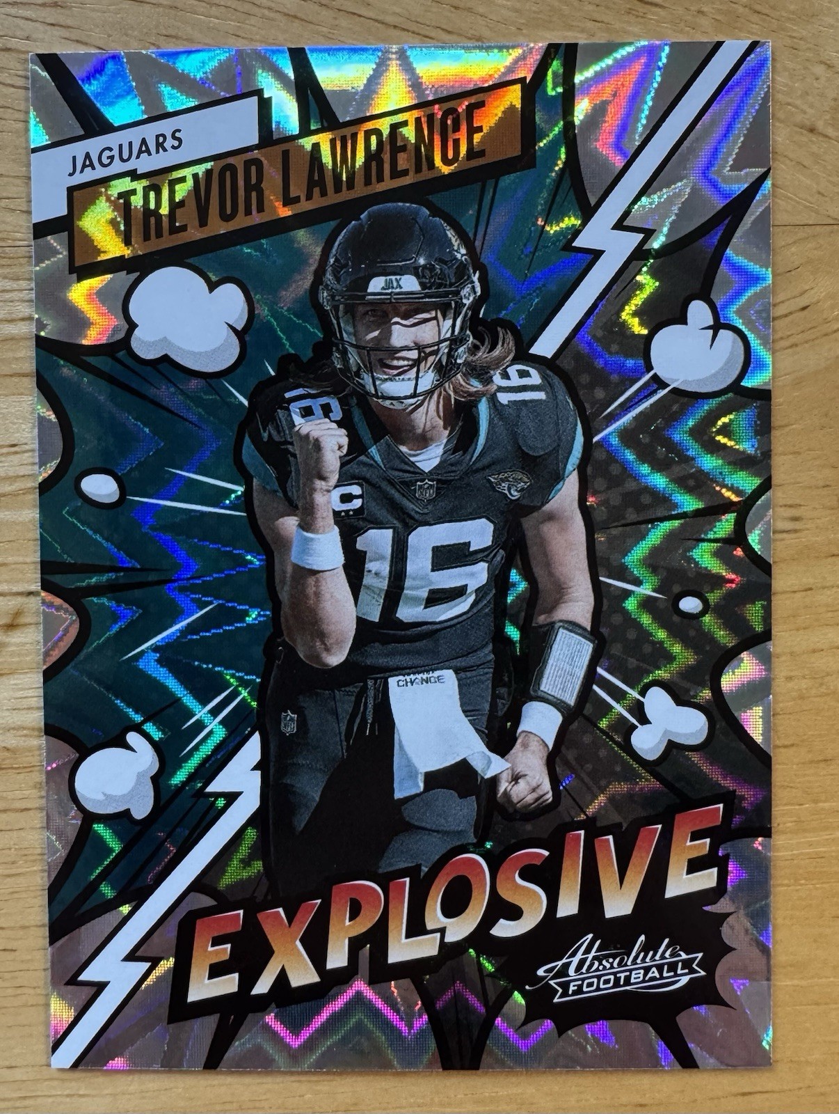 2023 PANINI ABSOLUTE TREVOR LAWRENCE #12 EXPLOSIVE CASE HIT SSP JAGUARS