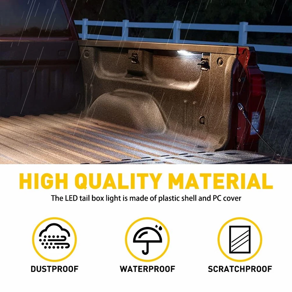 2 светодиодные лампы для кузова грузового автомобиля Chevy Silverado 2500HD 3500HD 2015-2019 годов выпуска EC - Изображение 3 из 4