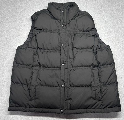 LL Bean Mountain Classic Vest Mens 2XL Down Filled Black DownTEK Puffer