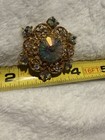 VTG Albert Weiss Aurora Borealis Brooch Earring Set On Original Card Demi Parure — photo 8
