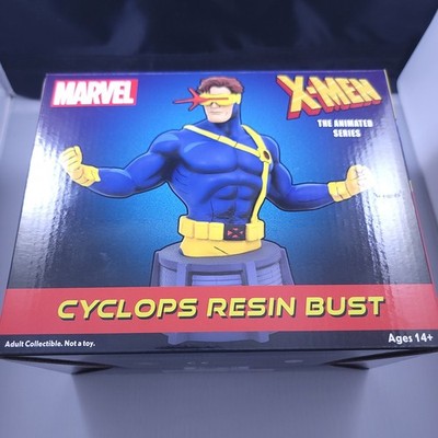 Cyclops X-Men The Animated Series Diamond Select Marvel Resin Bust with box