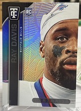 2024 Panini Totally Certified #23 Ray Davis Rookie RC Portraits Mirror Bills