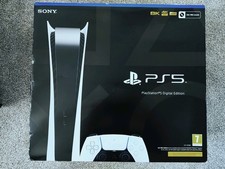 Sony PlayStation PS5 825GB Digital Edition with Controller and Cables, Boxed