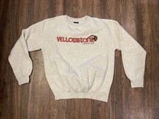 Yellowstone National Park VTG Prairie Mountain Adult Crewneck Sweatshirt Medium