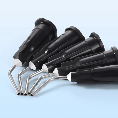 Punta de flujo de grabado ácido dental aguja prebendida para riego dispensador puntas de jeringa - Imagen 22 de 24