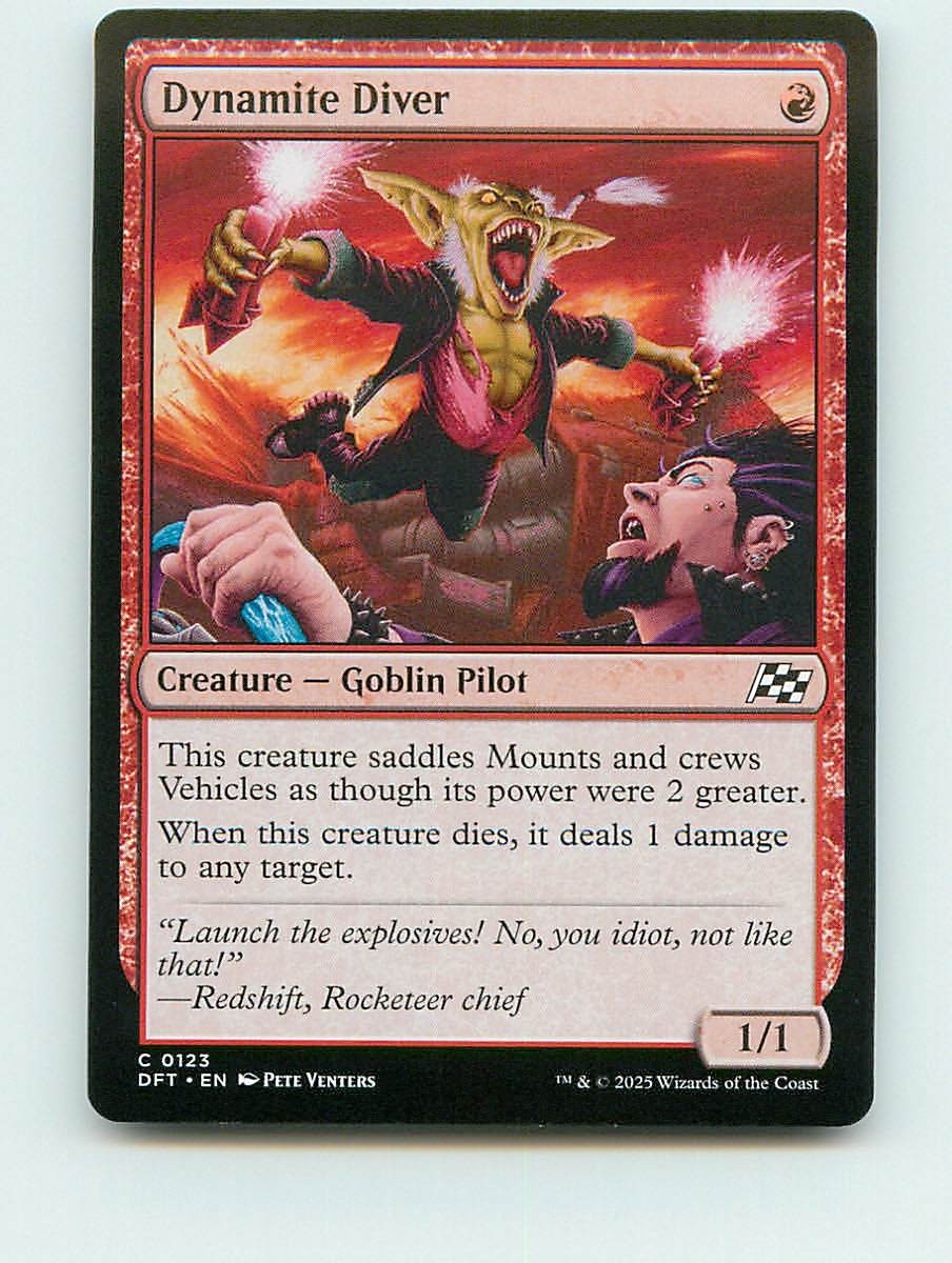 Dynamite Diver - C123 - MTG - Aetherdrift (DFT)