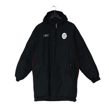 2002/04 LIVERPOOL Vintage Reebok Padded Football Bench Coat Jacket (S/M)