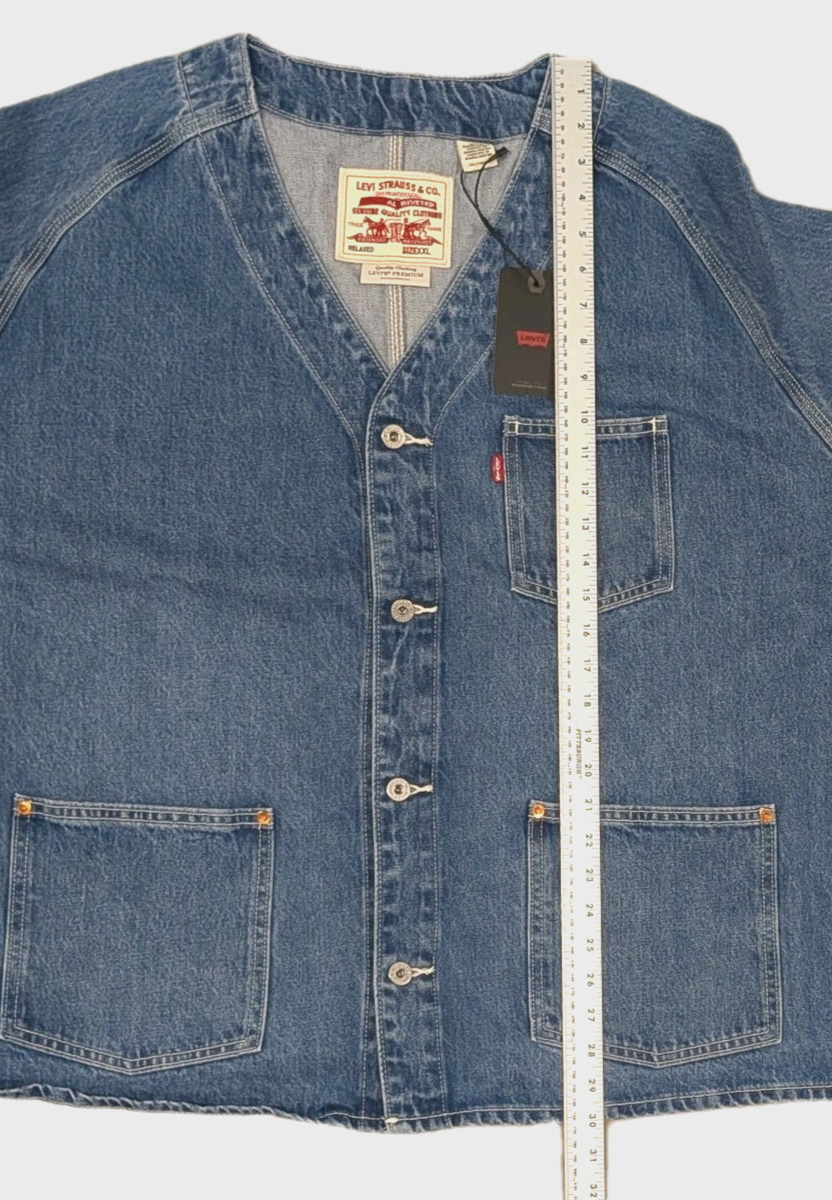 NEW* Size XXL - LEVIS Mens Union Engineer Jacket Denim Cardigan