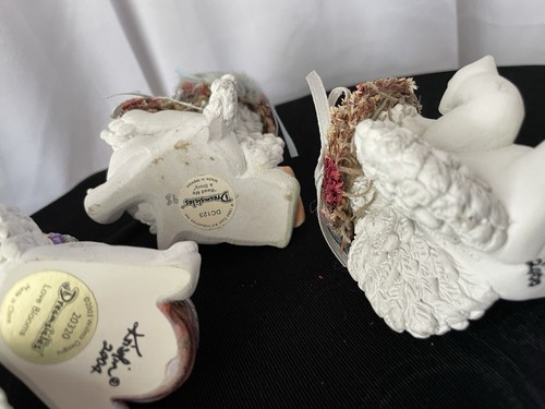 Lot Of 5 Dreamsicle Cherubs No Boxes - Picture 12 of 13