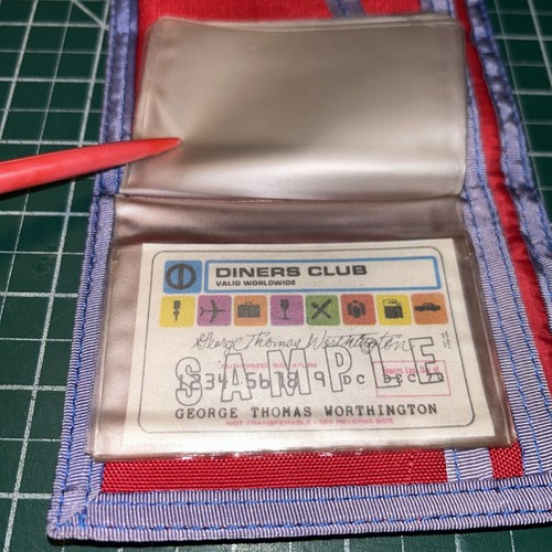 Vintage Geldbörse Nylon Hook & Loop 1983 USFL Chicago Blitz Zipper Geldbörse Back - Bild 8 von 21