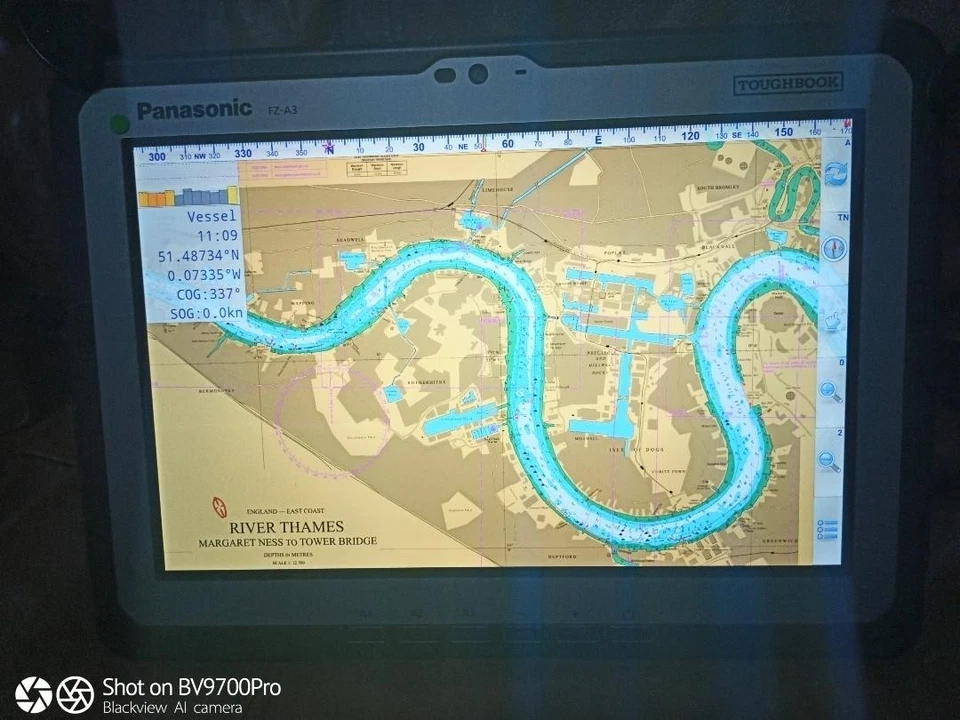 10.1 PANASONIC TOUGHBOOK FZ-A3 ANDROID CHARTPLOTTER,2025 UK CHRTS,FULL KIT,IP65 - Image 3 of 4