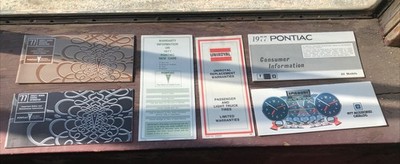 1977 Pontiac Lemans Owners Manual Lot User Guide Reference Operator Book Fuses