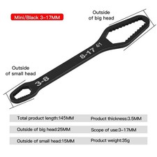 8-22mm Universal Torx Wrench Self-tightening Adjustable Both Ends Spanner Tools