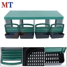 4 Holes Rollout Egg Collection Chicken Nest Box Hen Laying Nest Boxes Coop Green