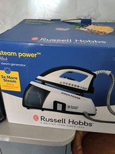 Russell Hobbs Steam Power Steam Generator Iron Black Boxed Used