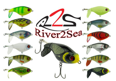 River2Sea Whopper Plopper 75 Wobbler 16,5g Kunstköder Oberflächenköder Köder