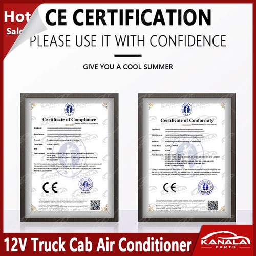 US 11000BTU 12V Truck Cab Air Conditioner Split For Semi Trucks Bus RV Caravan - Foto 7 di 14
