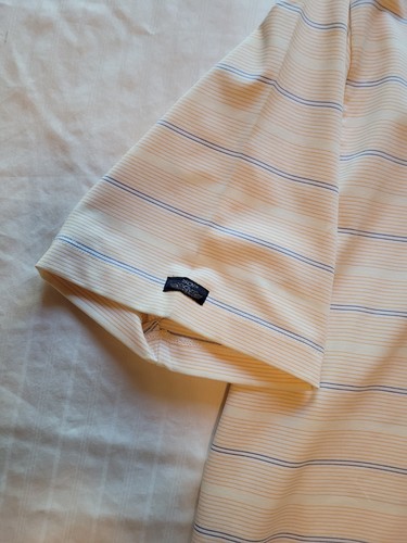NWOT Straight Down Polo Shirt Mens XL TAN Short Sleeve Casual Stretch Golf - Picture 3 of 7
