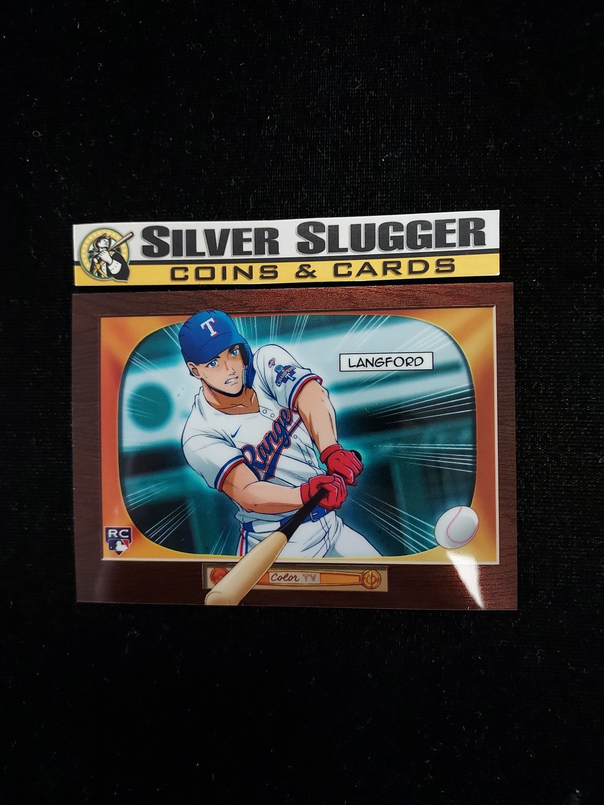 2024 Wyatt Langford Bowman's Best Anime #BA-19 RC Rookie Rangers Case Hit SP