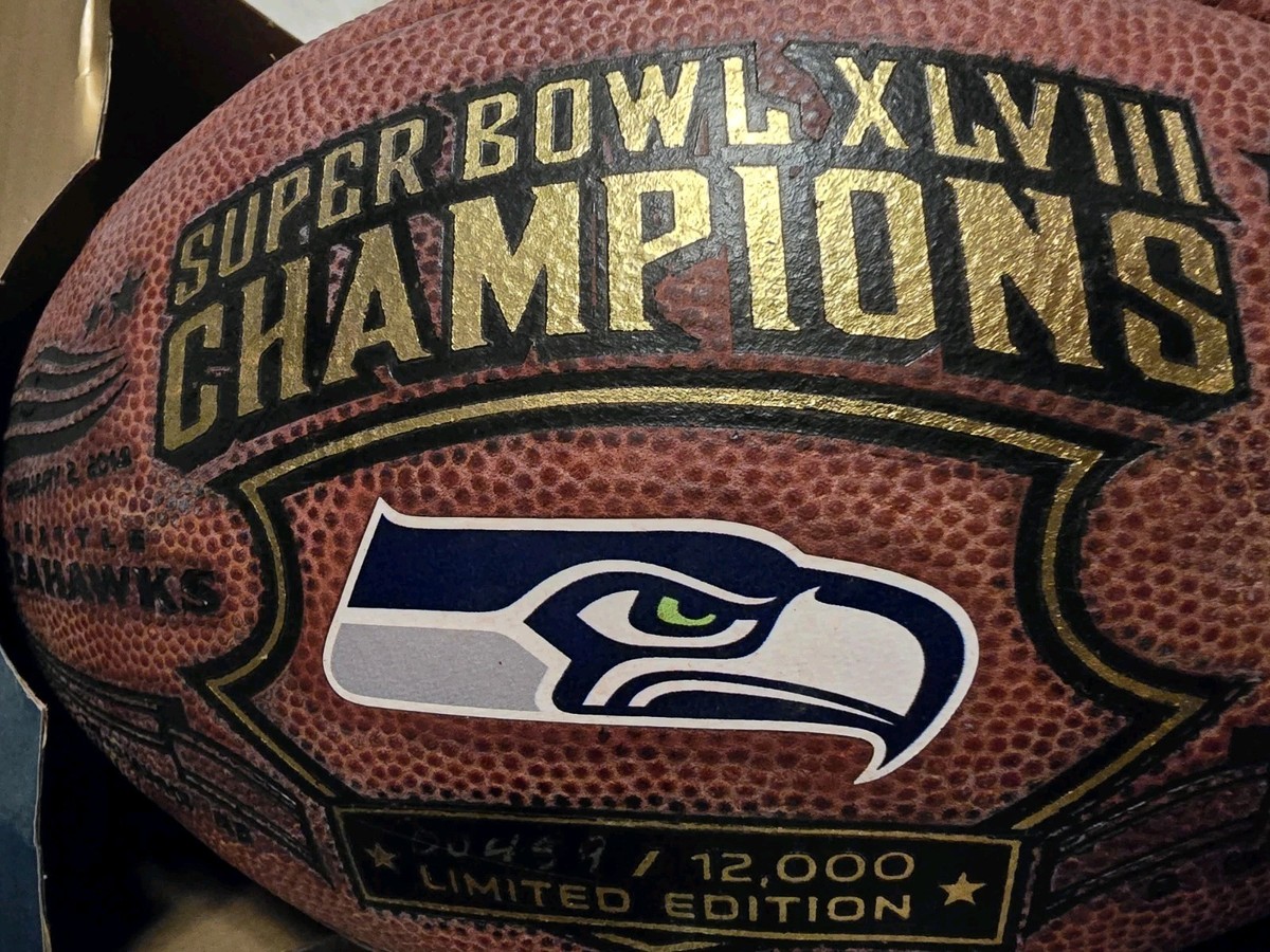 Wilson NFL On Field Authentic Game Football Super Bowl XLVIIl NWT