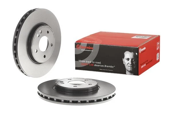 Disco de freno Brembo 09.8304.11 para Chrysler, Mercedes-Benz Foto 2 de 3
