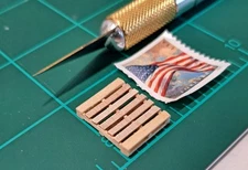 1/64 S Scale Hand Built Wood Pallet Skid Miniature Diorama Industrial VIDEO