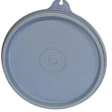 Tupperware Replacement Lid Seal 215-55 Gray Round Hanging Tab USA Made 5 Inch