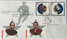 Canada Poste 2002 Issue Hockey Great Howie Morenz Glenn Hall 