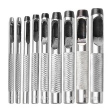 9PCS Leather Hollow Punch Set for Crafts 2 5mm to 10mm Sizes Available