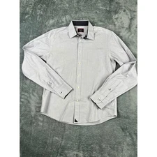 Untuckit Button Down Shirt Men’s Small blue  Long Sleeve Modern Fit Excellent