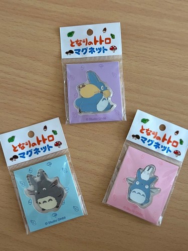 Totoro Magnet Set of 3, Ghibli, Unopened, Don Quijote Store Collection
