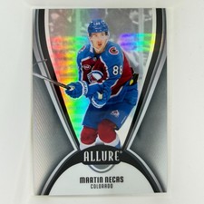 2025-26 Allure Black Rainbow #80 Martin Necas Colorado Avalanche