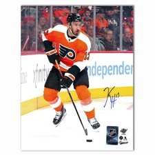 Kevin Hayes Autographed Philadelphia Flyers Home 8x10 Photo