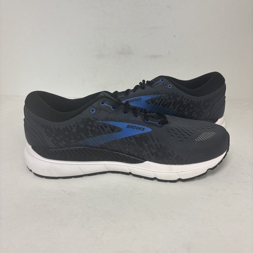 Brooks Men's 1103654E077 Addiction GTS 15 Running Shoe Grey/Blue Size 11.5 4E - 第 6/10 張圖片