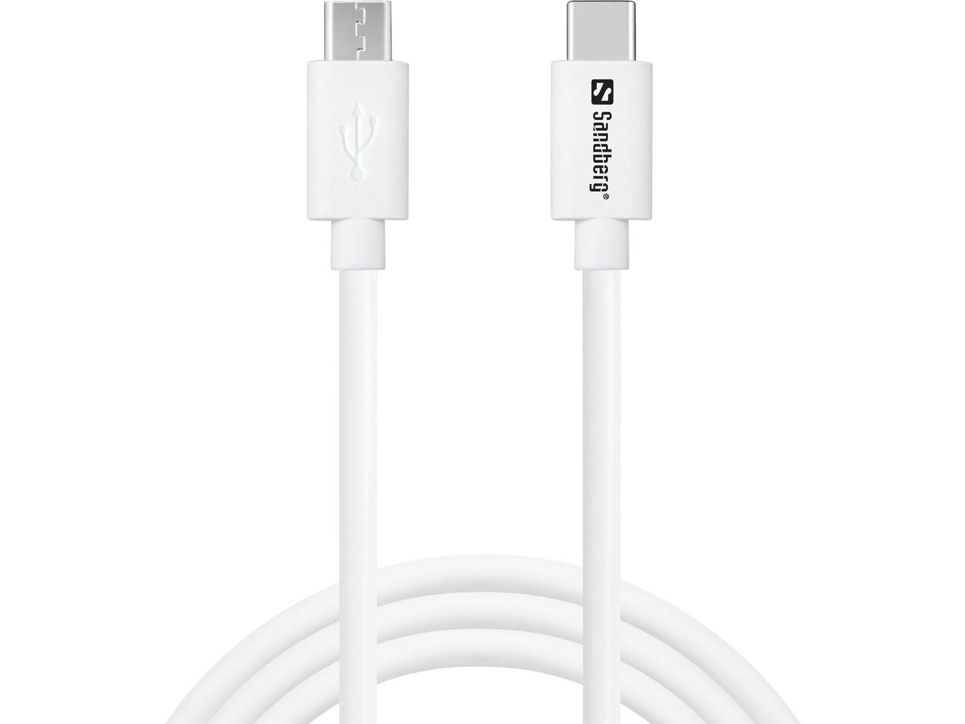 Sandberg 136-74 USB-C to Micro-USB Charge Cable – 1m White