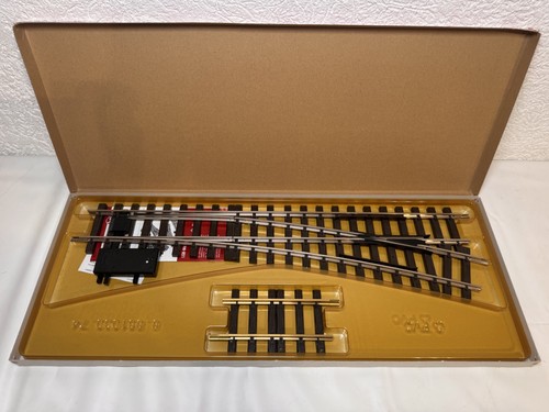 LGB 14805 R5 15° Weiche vernickelt, elektrischem Antrieb, Neuwertig, ähnl. 18050 | Condition: Gebraucht