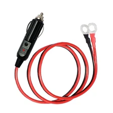 15A Male Plug Cigarette Lighter Adapter Cord,12V 24V Heavy Duty 14AWG Car Cig...