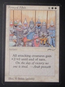MTG　Jihad　&　Army of Allah　英語版サインドセット　ARN Army of Allah (Dark) | Arabian Nights | Star City Games