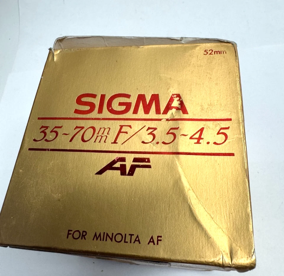 Vintage  Sigma Zoom Master AF 35-70mm F/3.5-4.5 MC Lens - Image 4 of 4
