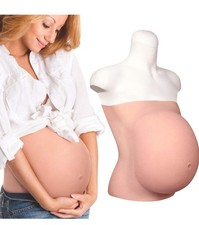"Used" Silicone Fake Pregnant Belly 6-9 Months Fake Pregnancy Belly Lifelike