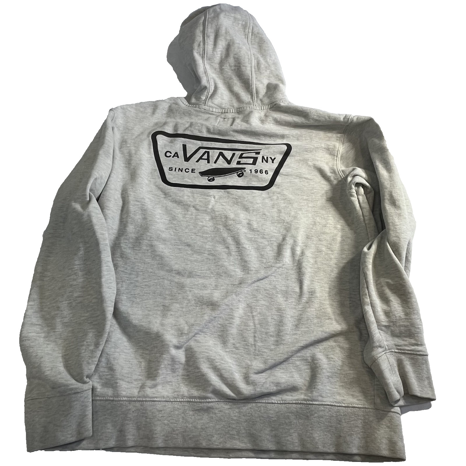 Vans Full Patch Pullover Hoodie Gray Heather Skat… - image 6