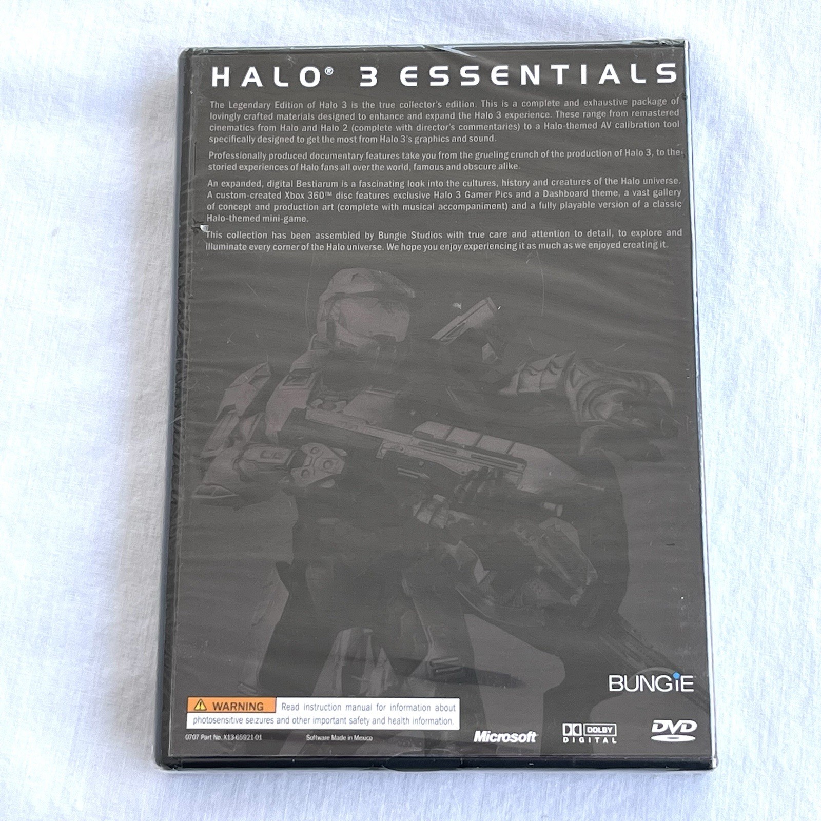 Halo 3 Essentials (Microsoft Xbox 360, 2007) Bungie - New Factory Sealed thumbnail 2