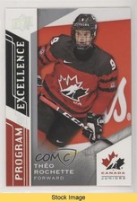 2020-21 Team Canada Juniors Program of Excellence Theo Rochette #143 READ 1a9z