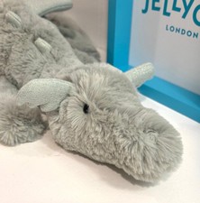 BNWT JELLYCAT Large Sage Dragon RETIRED RARE